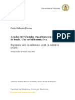 PAPER Ayudas Nutricionales Ergogenicas en El Deporte de Fondo