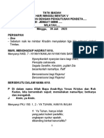 Bentuk V Sekaligus Pengutusan PDT 30 Juli 2023