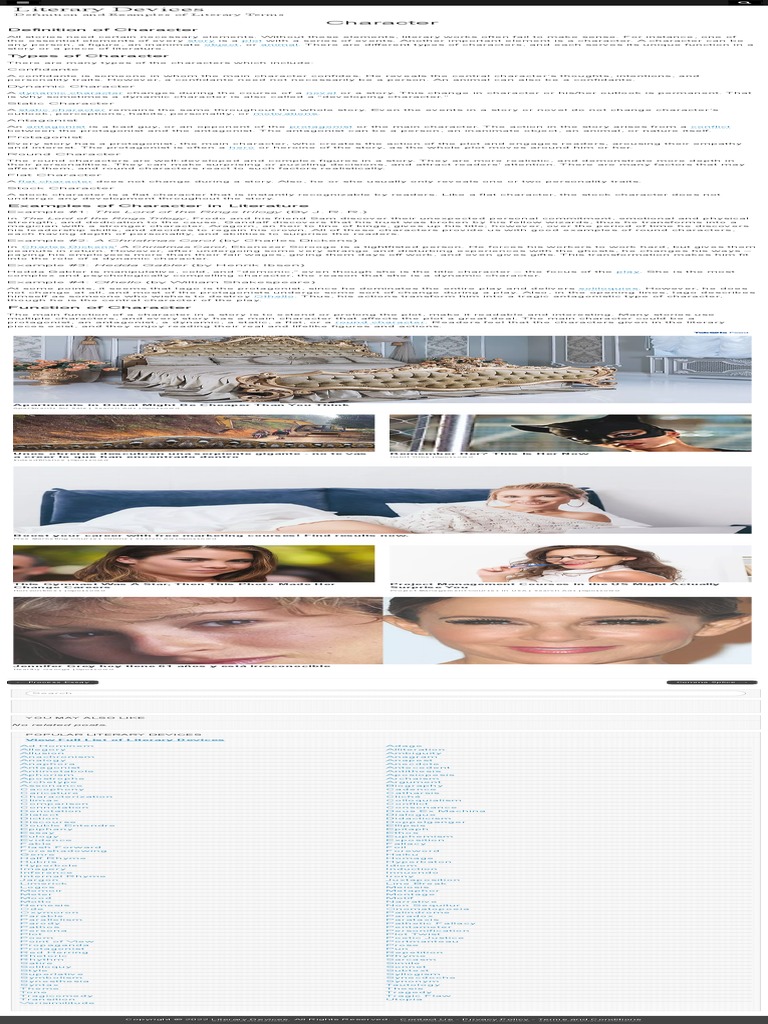 CHARACTER DEFINITION EXAMPLES visual data 4