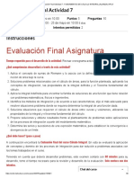 U3 Evaluación Final Actividad 7 - FUNDAMENTOS de CÁLCULO INTEGRAL Intento 1 Cal 4de5