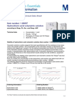 Technical Data Sheet Salzsaure 1m
