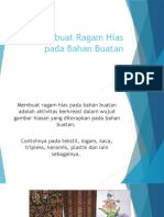 Membuat Ragam Hias Pada Bahan Buatan