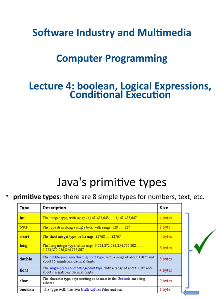 Lec 4 Boolean, Logical Expressions, Conditional Execution | PDF