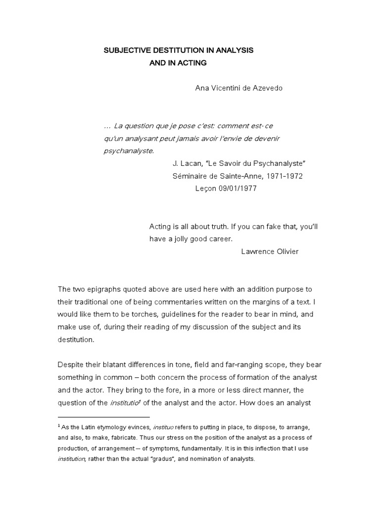 Understanding Subjective Destitution | PDF | Games & Activities ...