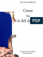 Cioran Ou Le Défi de Lêtre (PARFAIT Nicole) (Z-Library)