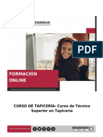 Contenido Curso de Tapiceria