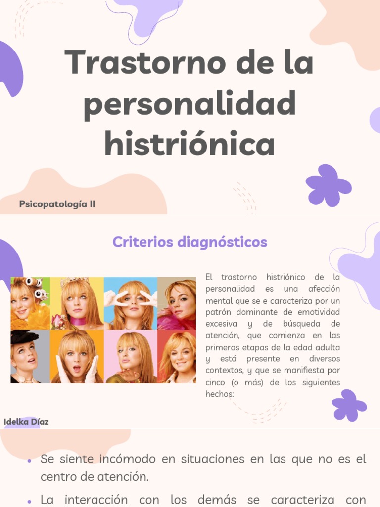 Trastorno histri nico de la personalidad pdf desorden de