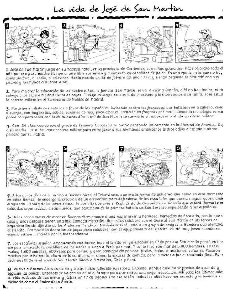 La Vida de Jose San Martin | PDF
