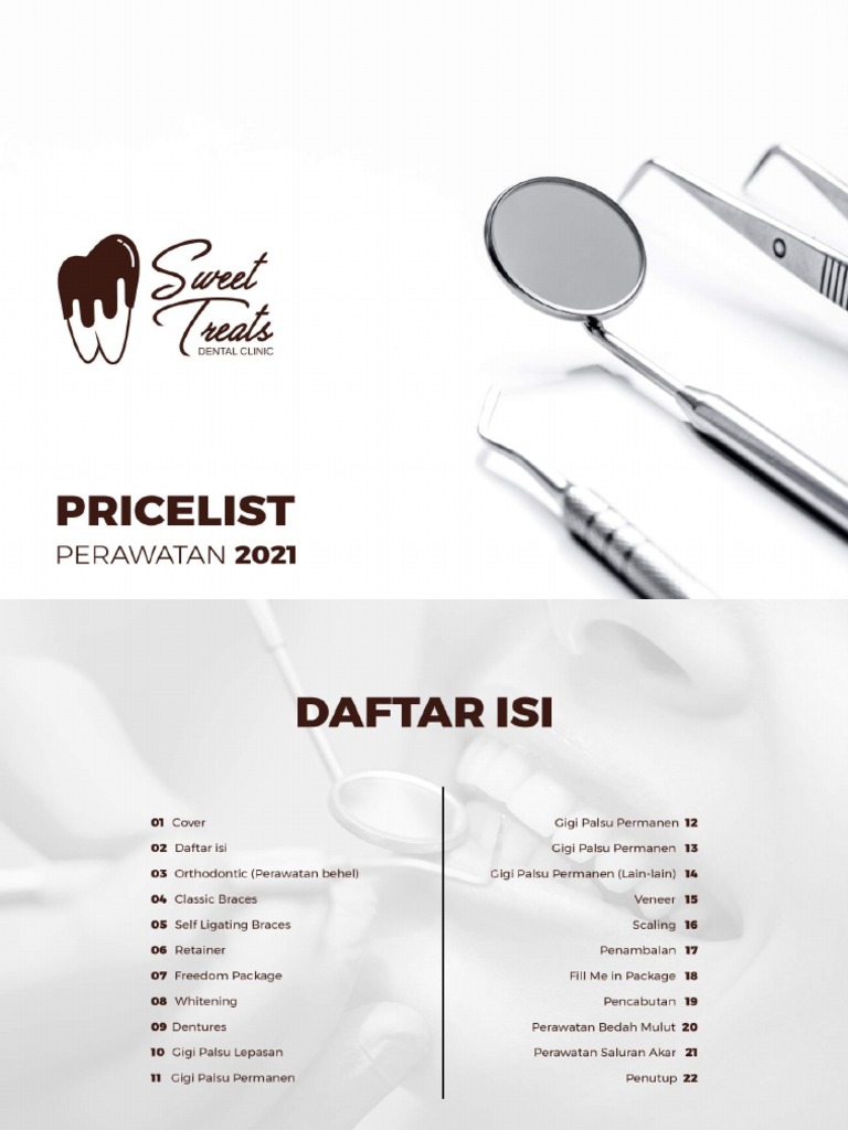 Pricelist Dental | PDF