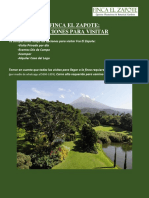 Info General para Visitar Fca El Zapote, Febrero 2023