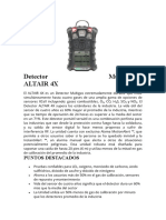 Detector Multigas ALTAIR 4X