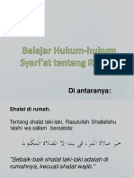 Belajar Hukum Syariat TTG Rumah