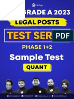 Test Series Quant