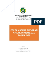 Kertas Kerja Program Galakan Membaca 2023