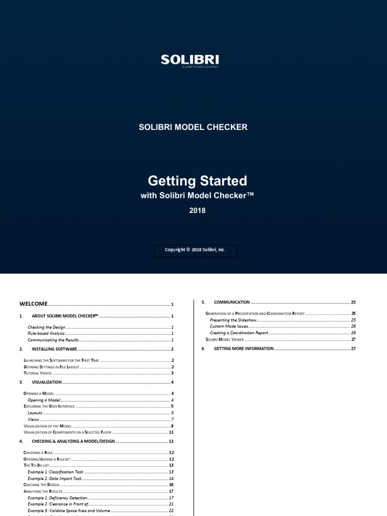 Solibri MC - Getting-Started-9.8 | PDF | Building Information Modeling ...