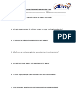 Diagnóstico de Química