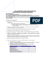 Sistema de Alcantarillado Con Planta de Tratamiento de Aguas Servidas