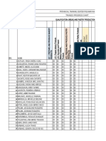 BPP Progress and Achievement Chart