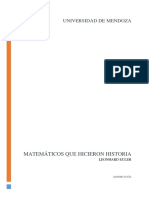 Matemáticos que hicieron historia.