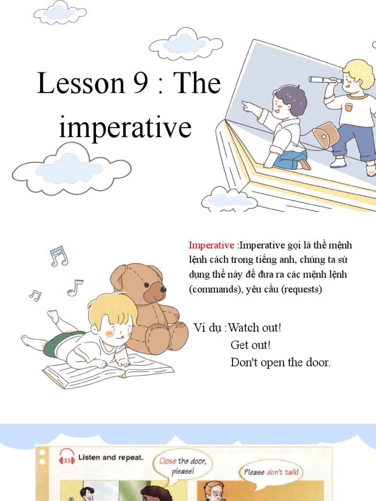 Imperative Sentences and Exercises | PDF
