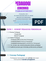 Topik 1 Konsep Pedagogi Pend