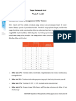 Tugas Kelompok Ke-4 Week 9/ Sesi 13: Selesaikan Soal Berikut Ini Menggunakan QM For Windows