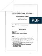P4 Maths RV1 2022 RedSwastika Exam Papers