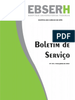 Boletim de Servico HC UFPE N 272 10.06.2022