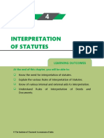 Interpretation of Statutes