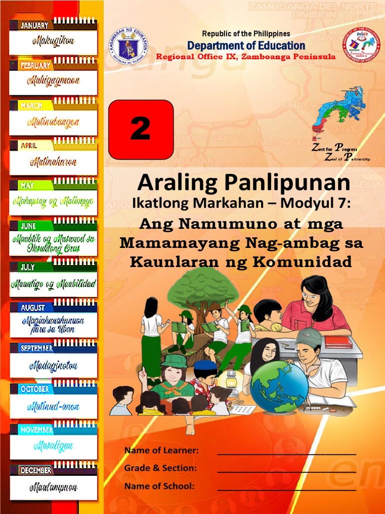 Ap2 Modyul 7 Ang Namumuno At Mga Mamamayang Nag Ambag Sa Kaunlaran Ng