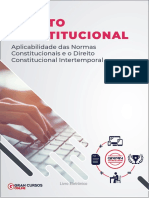 Aplicabilidade Das Normas Constitucionais e o Direito Constitucional Intertemporal E1672929080