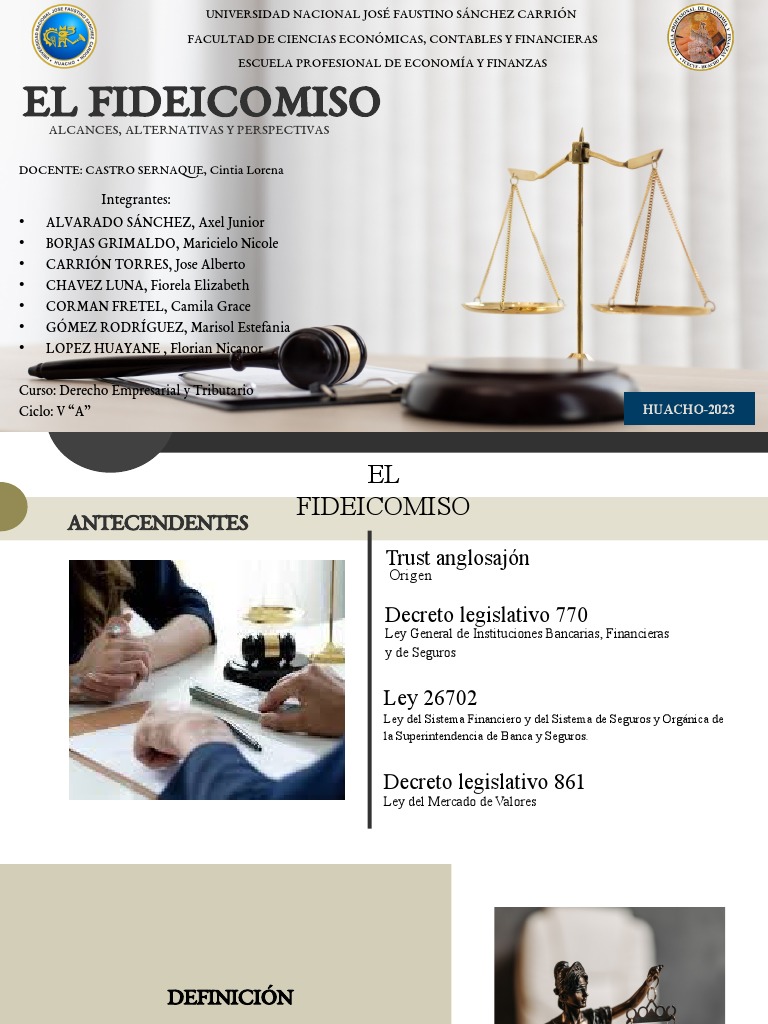 Fideicomiso: Definición y Tipos | PDF | Ley de fideicomiso | Impuestos