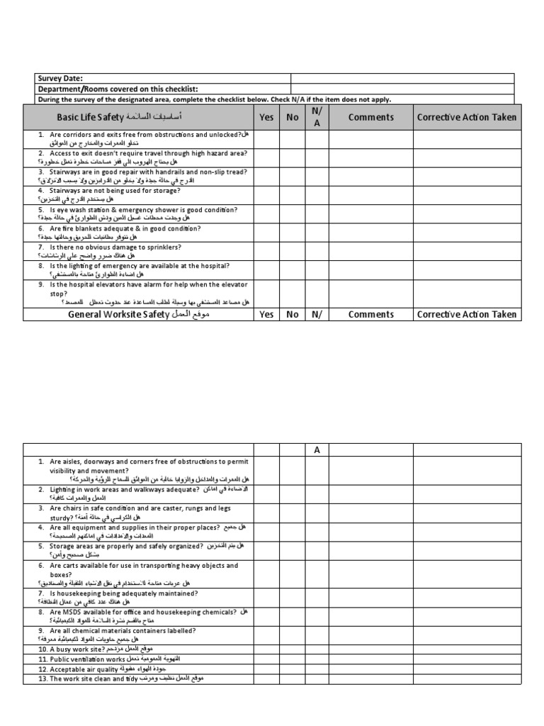 Check List | PDF