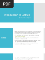 Introduction To GitHub