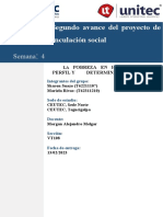 S4-Tarea 4.2 Segundo Avance Del Proyecto de Investigación-Vinculación Social