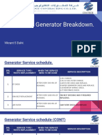 Causes of Generator Breakdown.