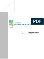 Manual Cambio de Plan Programa de Estudios Revalidacion Interna y Programa Simultaneo