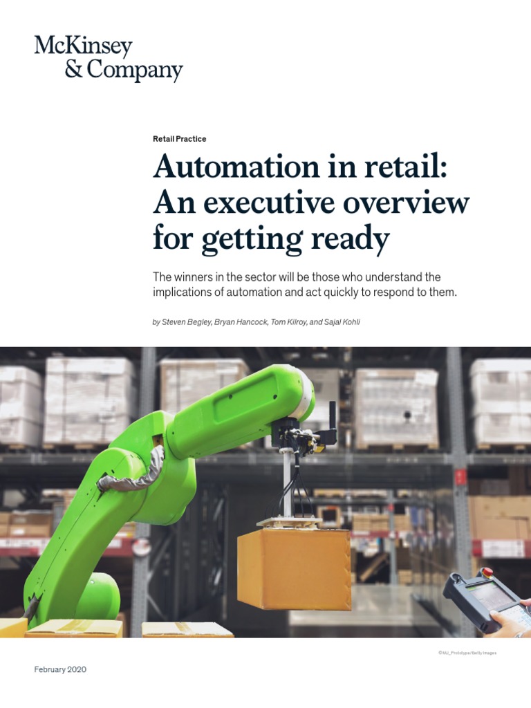 Automation In Retail An Executive Overview For Getting Ready Final