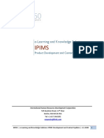 IHRDC IPIMS Development Plan and Product Updates