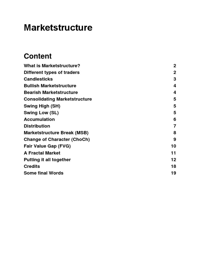 Market Structure | PDF | Market Trend | Market (Economics)