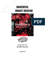 Daredevil Workout