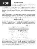 Introduction to Molecular Docking | PDF | Docking (Molecular ...