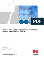 OptiX PTN 960 Quick Installation Guide 10