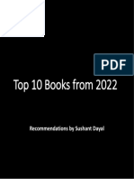 Best Books 2022 - Sushant Dayal