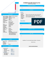 CV Daftar Riwayat Hidup