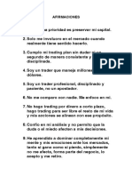 Afirmaciones para Leer A Diario