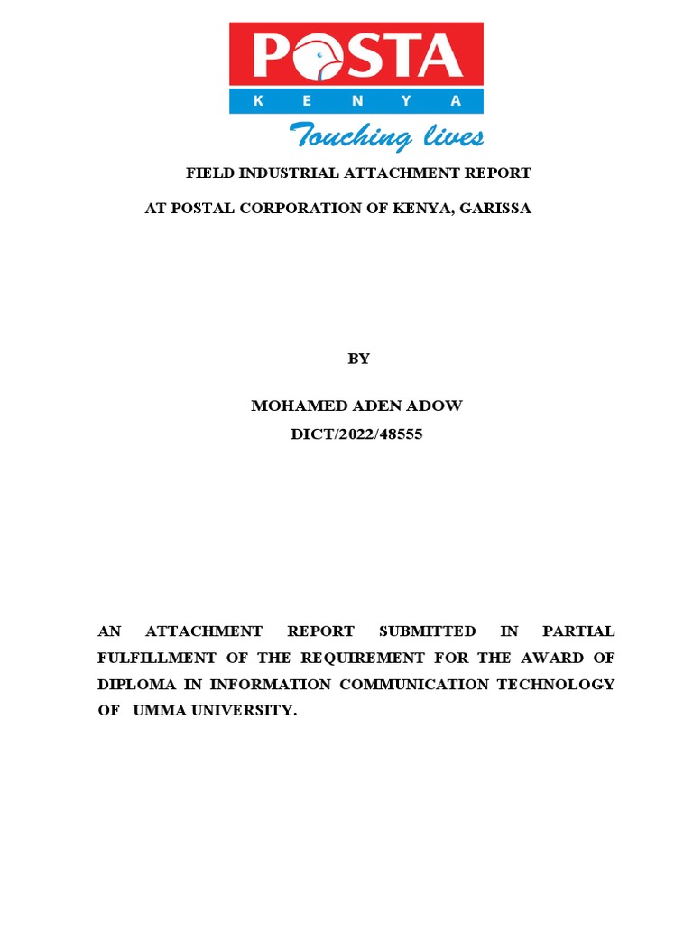 ICT Industrial Attachment Report | PDF | United States Postal Service ...