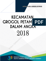 Kecamatan Grogol Petamburan Dalam Angka 2018