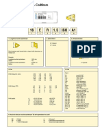 Codificare Placute Pt. Filetare