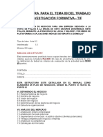 Tema 9 Estructura de Trabajo de Investigación